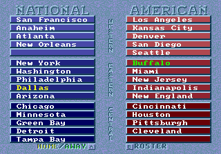 Unnecessary Roughness '95 screenshot 5 for Sega Genesis